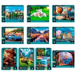 Пазли Danko Toys 1000 елементів Різнокольоровий shop (2000990779199)