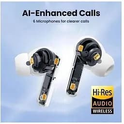 Бездротові навушники Ugreen WS200 HiTune T6 Hybrid Active Noise-Cancelling Earbuds - мініатюра 4