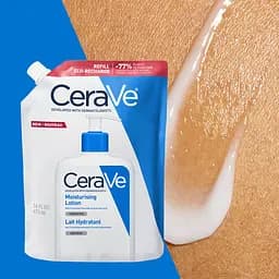 Зволожувальне молочко CeraVe для сухої та дуже сухої шкіри обличчя і тіла (змінний блок) 473 мл - мініатюра 6