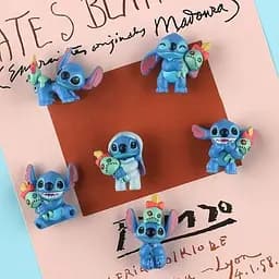 Дитячі фігурки Ліло та Стіч Lilo & Stitch 6 шт - мініатюра 5