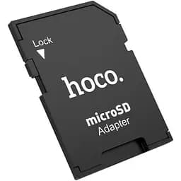Адаптер для карт памяти Hoco HB22 TF to SD card holder черный