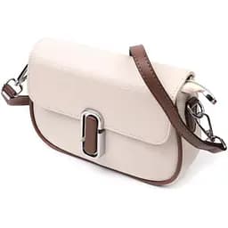 Полукруглая сумка для женщин Vintage с магнитом-защелкой из натуральной кожи 21.5х15х6 см sum0029022