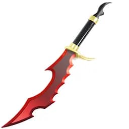 Кинжал для косплея Сон Джин Ву Поднятие уровня в одиночку Jin Woo Sung Dagger Solo Leveling 60 см ДЕКОРАТИВНЫЙ