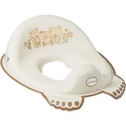 Туалетне сидіння Tega Медведики з протиковзними гумками бежеве