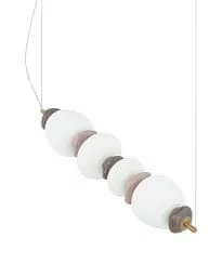 Підвісний світильник, люстра Nowodvorski 11700 Ceramic Horizontal LED 1x22W 3000K 1750Lm IP20 білий - мініатюра 5