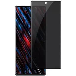 Защитное стекло DK для Motorola Edge 50 Fusion 3D Антишпион Full Glue 020464 black