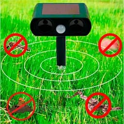 Ультразвуковой отпугиватель для кротов и грызунов Solar Pest Reppeler Крот HC-9 (прямоугольная голова) (ST)