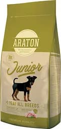 Повноцінний Сухий корм для цуценят усіх порід ARATON JUNIOR All Breeds 15 кг
