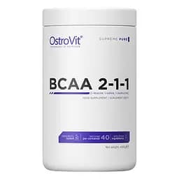Амінокислота BCAA OstroVit BCAA 2:1:1, 400 грам - Без смаку