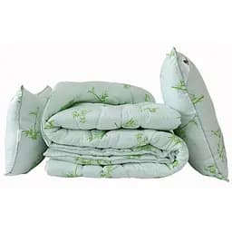 Ковдра Tag Tekstil лебедячий пух Bamboo white євро + 2 подушки 50x70