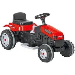 Трактор Pilsan 05-116 (1), червоний, акумулятор 6V, регульоване сидіння, колеса з гумовими накладками