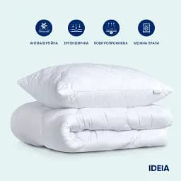 Подушка Ideia Standart Plus з блискавкою 70х50 (8-31090 білий) - мініатюра 6