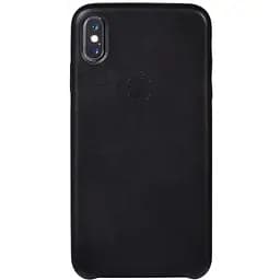 Чохол-накладка Toto Leather Case Apple iPhone XS Max Black