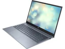 Ноутбук HP Pavilion 15-eh1132ua 15.6' FHD IPS AG, AMD R7-5700U, 16GB, F512GB, UMA, DOS, синій (9H8M9EA) - мініатюра 3