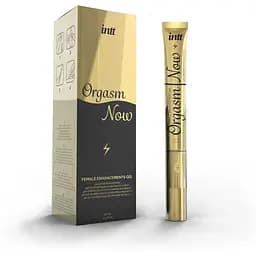 Жидкий вибратор с вибрирующим кончиком 2-в-1: Intt Orgasm Now (15 мл)
