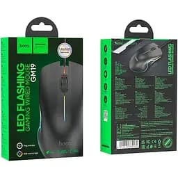 Миша HOCO Enjoy gaming luminous wired mouse GM19 - мініатюра 9