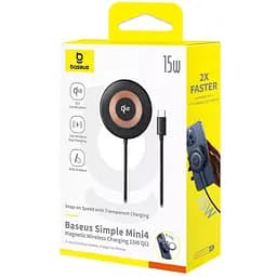 БЗП Baseus Simple Mini4 Qi2 15W (P10273300121-0) Cosmic Black - мініатюра 6