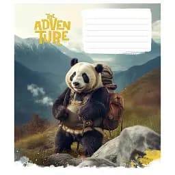 Зошит учнівський Школярик Best adventure 012-3285K-5 в клітинку 12 аркушів