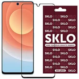 Захисне скло SKLO 3D для TECNO Pop 5 LTE Чорний