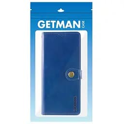 Шкіряний чохол-книжка GETMAN Gallant (PU) для Motorola Moto G86 5G Синій - мініатюра 3