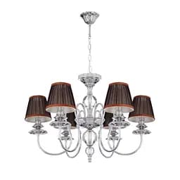 Люстра подвесная Brille Е14 40W CH (BKL-688S/6)