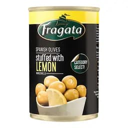 Оливки Fragata зеленые с лимоном 300 г