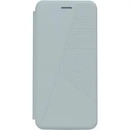 Чохол-книжка Twist шкіра Realme C25Y Gray