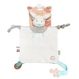 М'яка іграшка-комфортер Elfiki Ельфик Пуффі білий з блакитним (ІГ-0105)