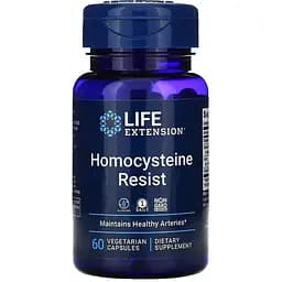 Натуральная добавка Life Extension Homocysteine Resist, 60 вегакапсул
