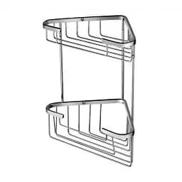 Полка угловая Paffoni 250x150xh290 см chrome ZPOR005CR, Хром