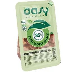 Ласощі для собак Oasy Semi Moist Snack індичка 100 г 