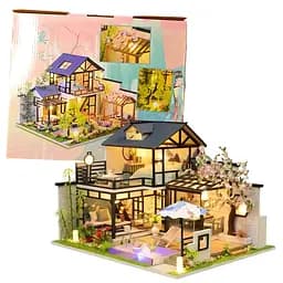 3D конструктор Румбокс Двоповерхова вілла своїми руками, світлові ефекти