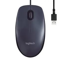 Миша Logitech B100 USB Black (910-003357) - мініатюра 2