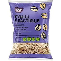 Суміш пластівців Повна Чаша 3 злаки 400 г (871840)