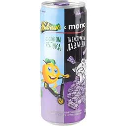 Напиток Живчик с соком яблока и экстрактом лаванды ж/б 0.33 л