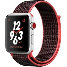 Тканевый ремешок Watchbands Nylon для Apple Watch 42mm - черно-красный (WB103NYLONBANDBRED)