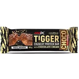 Батончик Amix Nutrition Tigger Choco Crunchy Protein Bar Тройной брауни 60 г