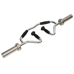 Гриф олимпийский Bi-Tri-Trap York Fitness с резиновыми рукоятками 86 см (50 мм)