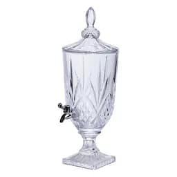 Лимонадниця з краном скляна 3 л диспенсер для напоїв лимонадник із краном Yiwu HP-19-296