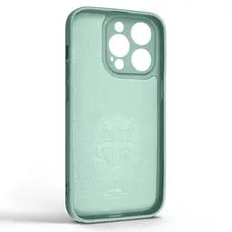 Силиконовый чехол для Apple iPhone 14 Pro, Icon Ring, зеленый, панель-накладка, с кольцом-подставкой на 360°, противоударный, возможность использования магнитных держателей, ArmorStandart (ARM68716) - мініатюра 2