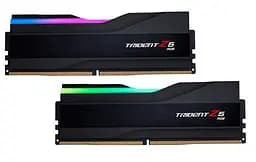 Пам'ять 16Gb x 2 (32Gb Kit) DDR5, 6000 MHz, G.Skill Trident Z5 RGB, Black, 36-36-36-96, 1.35V, з радіатором (F5-6000J3636F16GX2-TZ5RK) - мініатюра 3