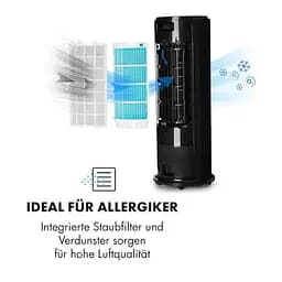 Охолоджувач-вентилятор Klarstein Skyscraper Horizon 4-в-1 Чорний (10032337) - мініатюра 5