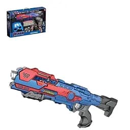 Іграшковий автомат з маскою героя Капітан Америка та мішенями у комплекті