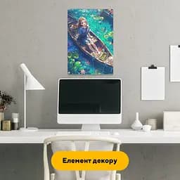 Пазл деревяний Аніме Подорож Озером, А5, Картонна коробка 35 елементів - мініатюра 6