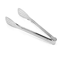Щипці лопатки кухонні універсальні з нержавіючої сталі для грилю, м'яса, барбекю 28 см, Kitchen Master Сріблястий 86956