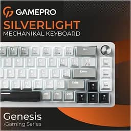 Клавіатура GamePro Genesis Silverlight MK116 USB UA Grey (MK116) - мініатюра 5