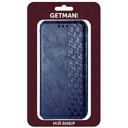 Шкіряний чохол-книжка GETMAN Cubic (PU) для Xiaomi 12T / 12T Pro Синій - мініатюра 5