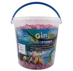 Грунт Аква Ginger Pro 1.2 кг №3 розовый 5-10 мм 