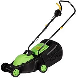 Газонокосилка сетевая ELM-1232 S2 BL 1200Вт 32см 35л 25-50мм 12.4кг Gartner sad0002050