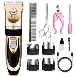 Машинка для стрижки домашніх тварин RAF R.436 8в1 з 4 насадками 5 Вт